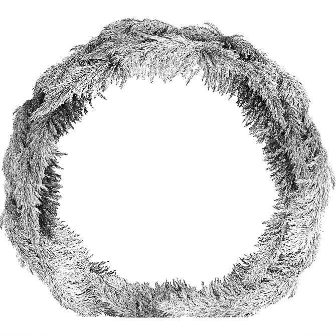 Rustic Reed Arch & Pampas Grass Decor 3D model image 7