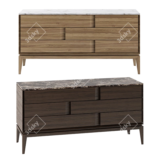NATUZZI MUNARI Bedroom Set 3D model image 3