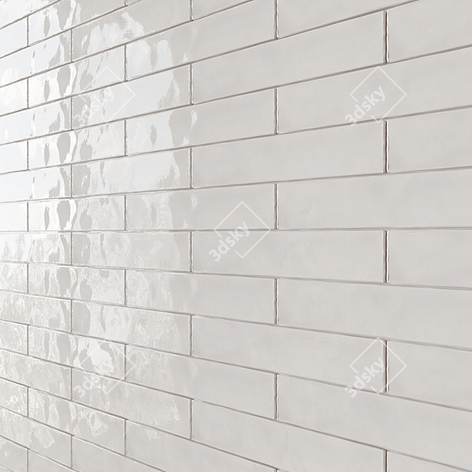 Newport Polished Tile - Elegant and Versatile 3D model image 2