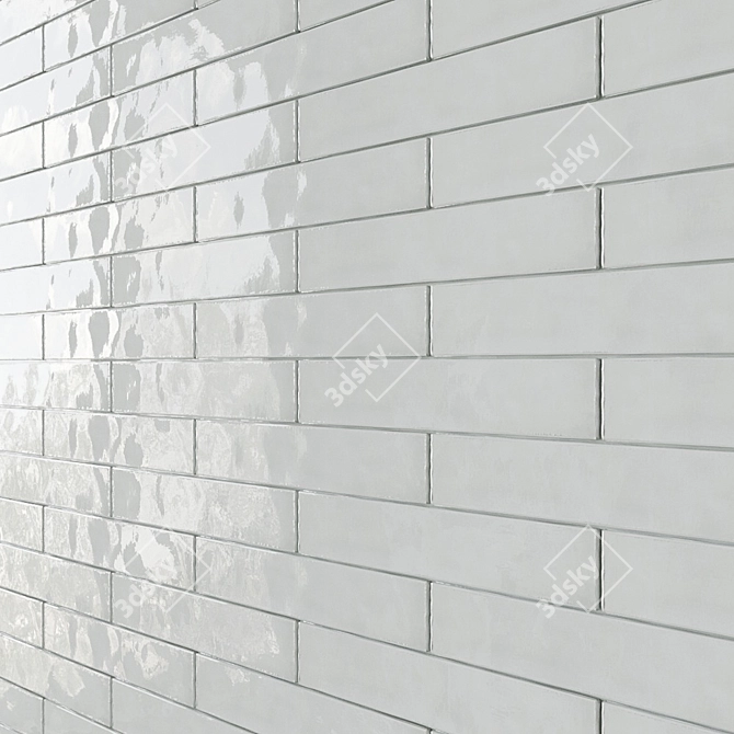 Newport Polished Tile - Elegant and Versatile 3D model image 4