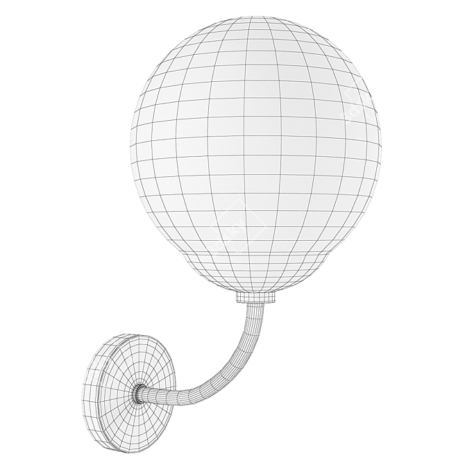 Elegant Mitzi Carrie Wall Sconce 3D model image 2