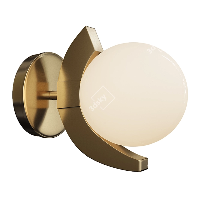 Reedway Semi Flush Mount - Elegant Wall Lighting 3D model image 1