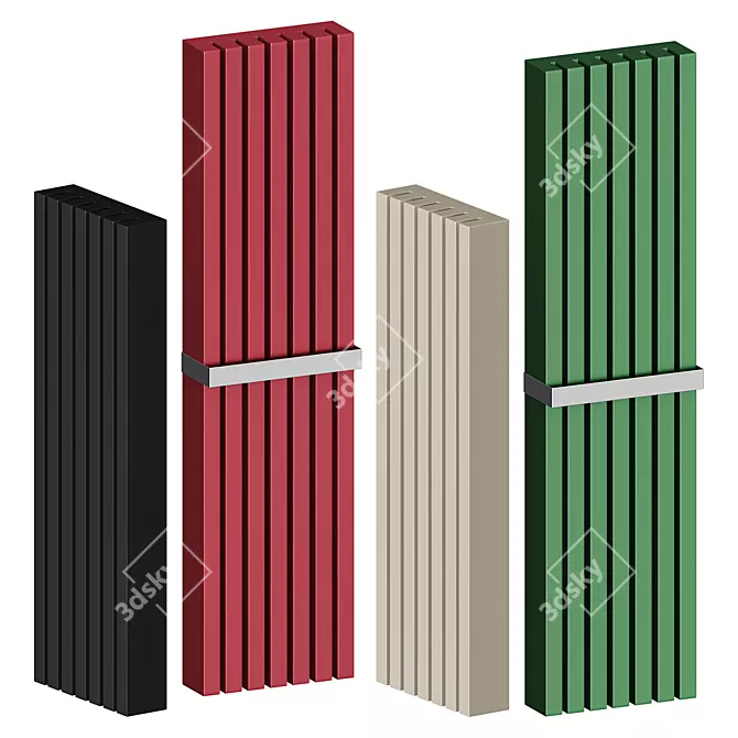 Soho Bathroom Radiator: Stylish and Eco-Friendly 3D model image 6