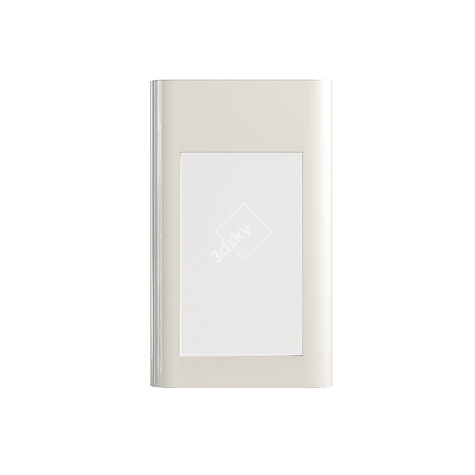 Title: Sleek Modern Mirror Set 3D model image 2