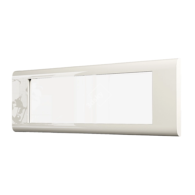 Title: Sleek Modern Mirror Set 3D model image 6