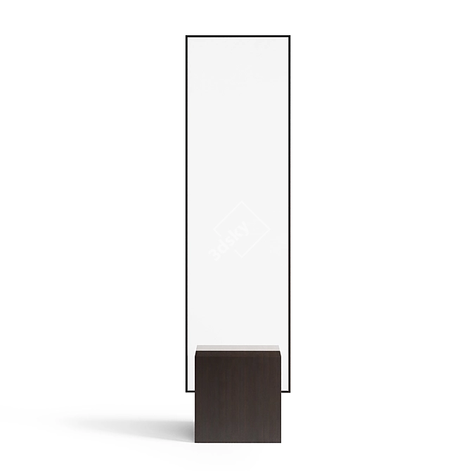 Sleek Modern Mirror Collection 3D model image 3