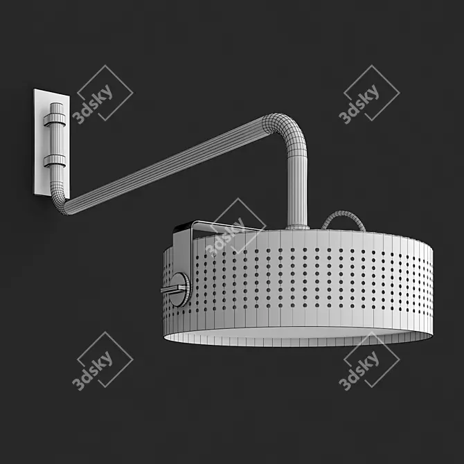 Modena Wall Lamp - Martinelli Luce 3D model image 3