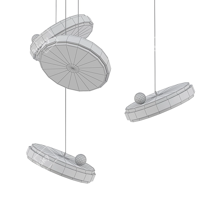 Elegant Ingebor Design Lamps 3D model image 2