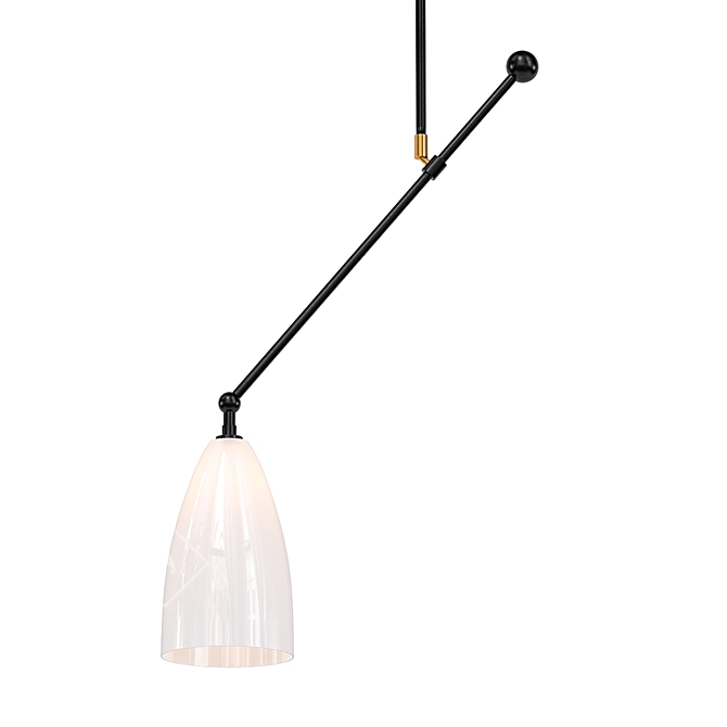  Modern Geometric Pendant Light 3D model image 1