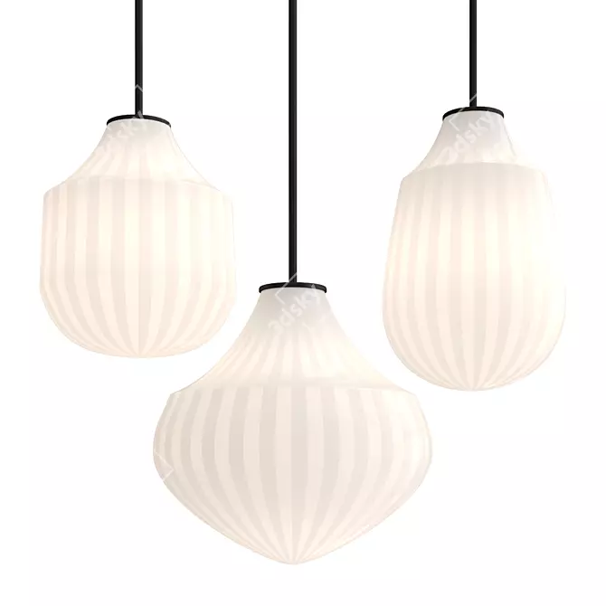 Circus Pendant Light: Playful and Elegant 3D model image 1