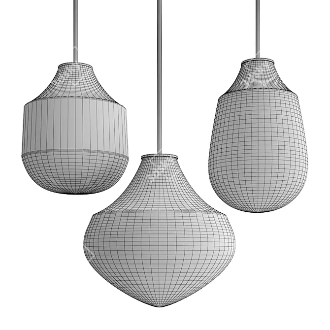 Circus Pendant Light: Playful and Elegant 3D model image 2