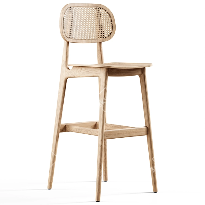 Vincent Sheppard Titus Bar Stool - Timeless Elegance 3D model image 1