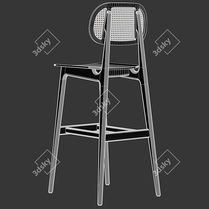 Vincent Sheppard Titus Bar Stool - Timeless Elegance 3D model image 6