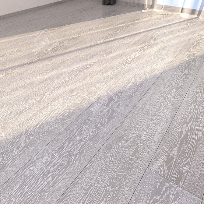 Moonlight Parquet Floor: HD Textures for a Stunning Interior 3D model image 1