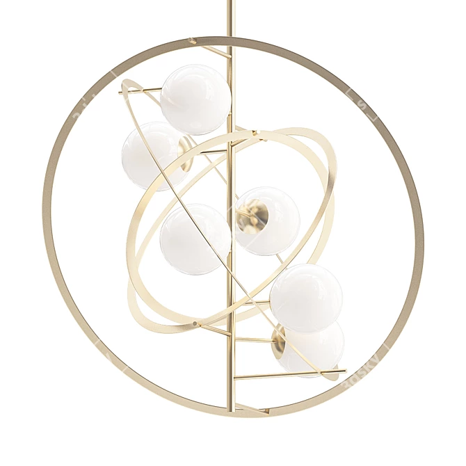 Elegant Eichholtz Space Chandelier 3D model image 1