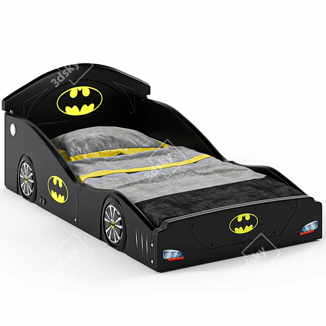 Batman Batmobile Toddler Bed 3D model image 1