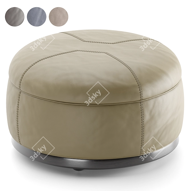 Luxury Minotti Tuffet Pouf 3D model image 1