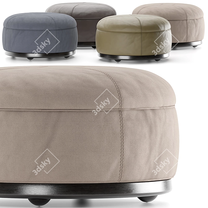 Luxury Minotti Tuffet Pouf 3D model image 5