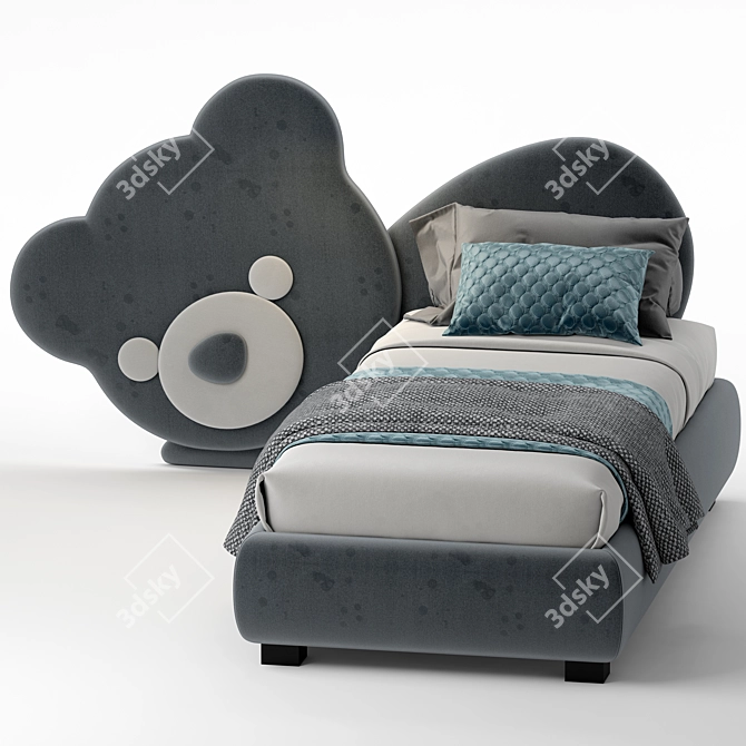 Cozy Comfort: Bside_Ted Bed 3D model image 2