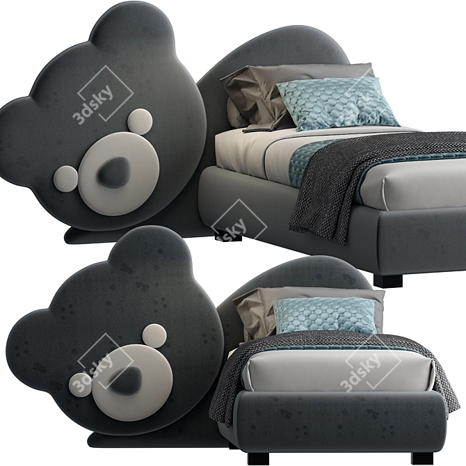 Cozy Comfort: Bside_Ted Bed 3D model image 6