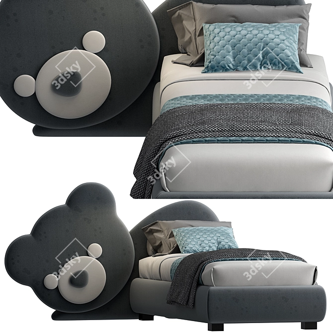 Cozy Comfort: Bside_Ted Bed 3D model image 7
