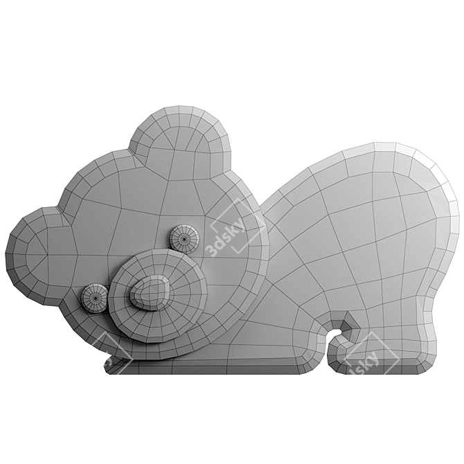 Cozy Comfort: Bside_Ted Bed 3D model image 10