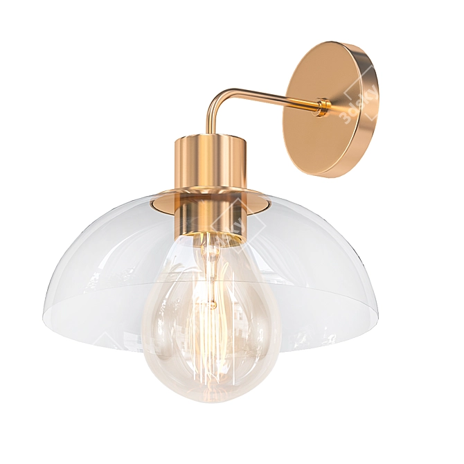Elegant Julia Sconce: Illuminate Your Space 3D model image 1