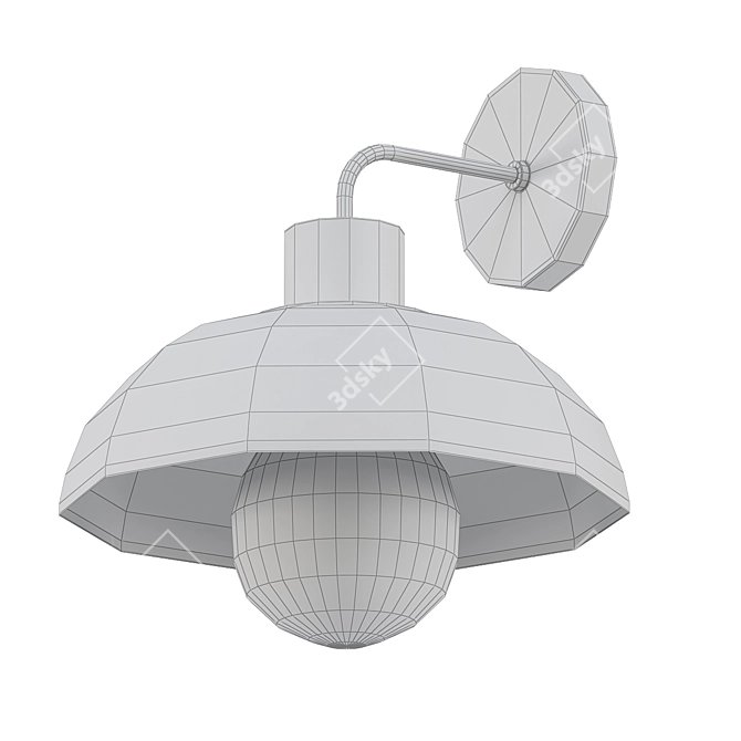 Elegant Julia Sconce: Illuminate Your Space 3D model image 2