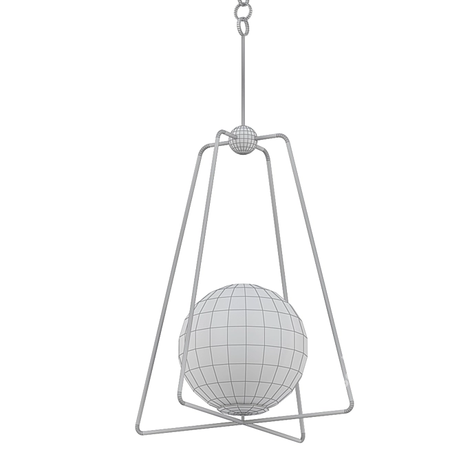 Sleek Nash Pendant: Effortlessly Stylish 3D model image 2