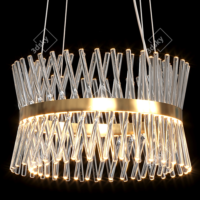 Margaux Crystal Chandelier - 5 Sizes 3D model image 5