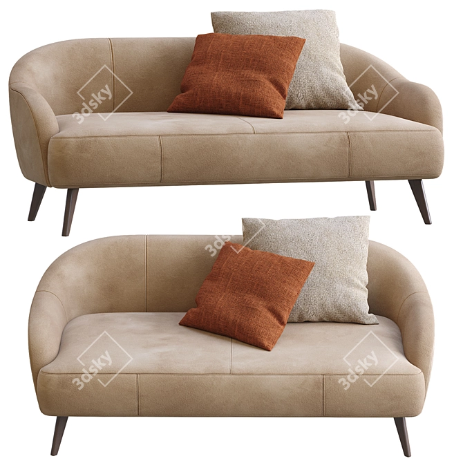 Stylish Paloma Sofa by LaForma 3D model image 3