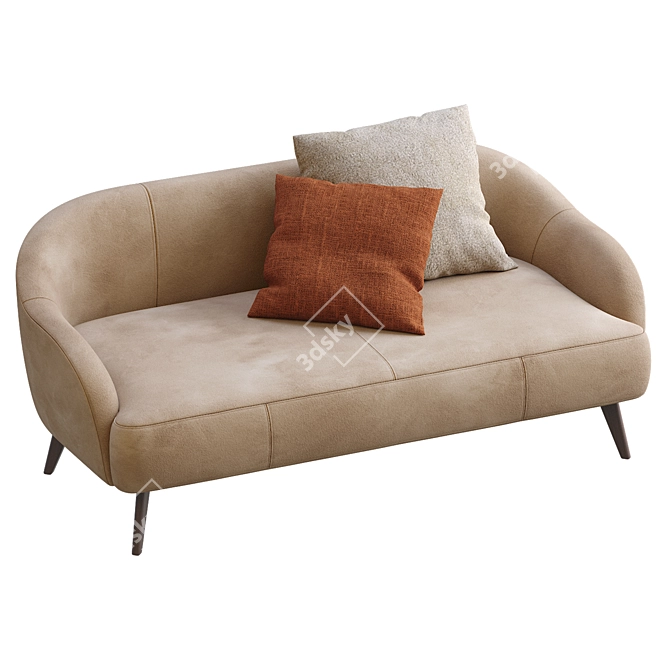 Stylish Paloma Sofa by LaForma 3D model image 5