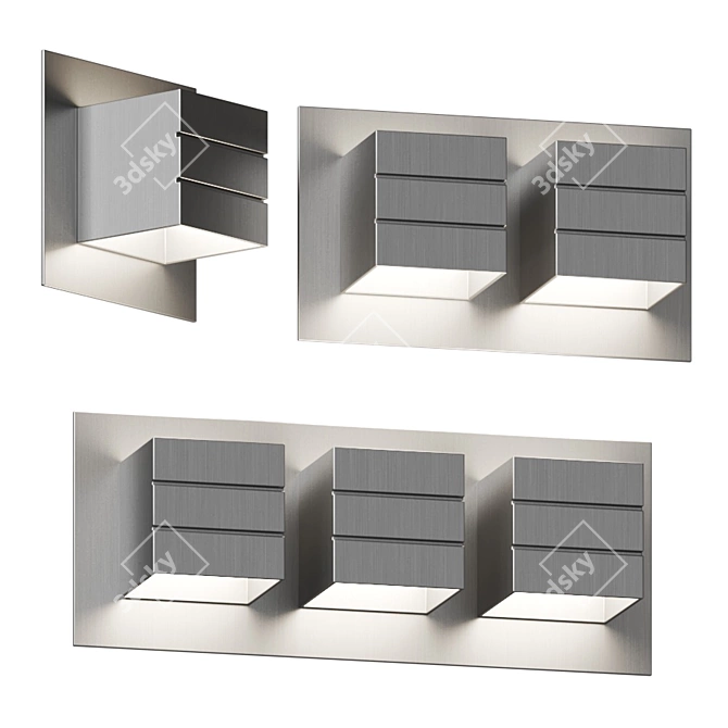 Title: Sleek & Energy-Efficient AWL13 Luminaire 3D model image 1