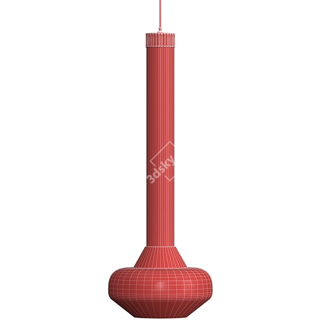 Stylish Stilnovo Pendant: Sleek & Modern 3D model image 2