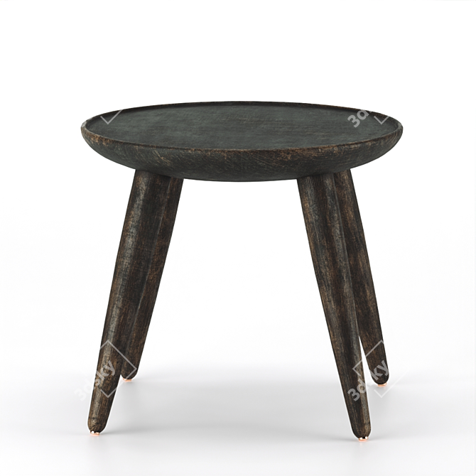 Elegant Wabi-Sabi Coffee Table 3D model image 2