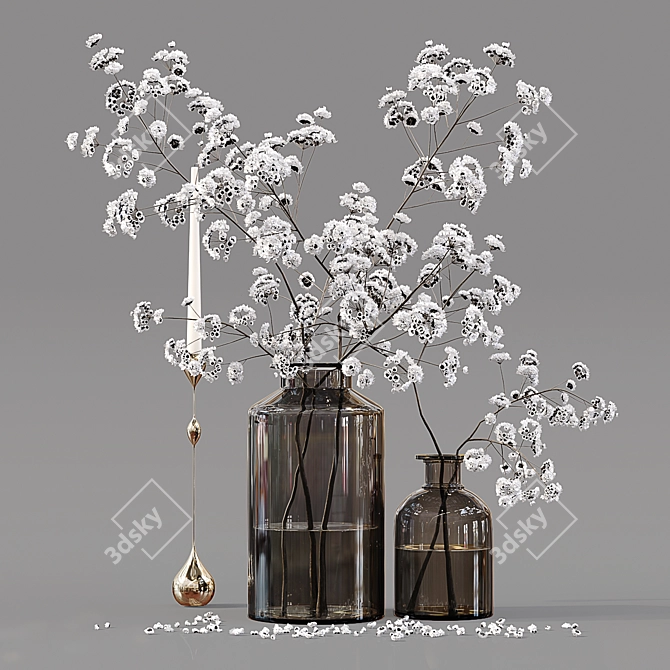 Elegant Décor Set 065: High-Quality 3D Models 3D model image 2