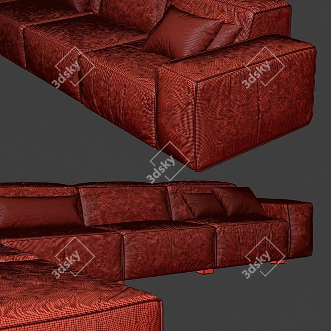 RECONNECTION Modular Sofa by Giopagani 3D model image 3