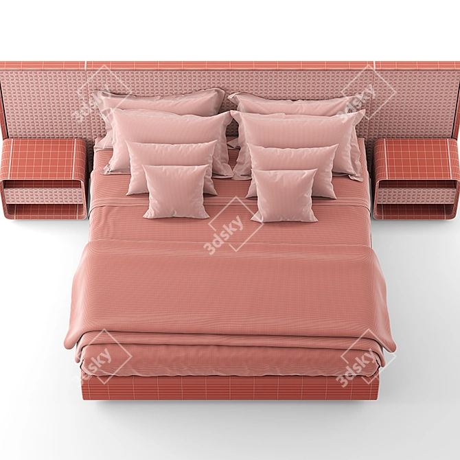 Reflex XL King Bed Set 3D model image 7