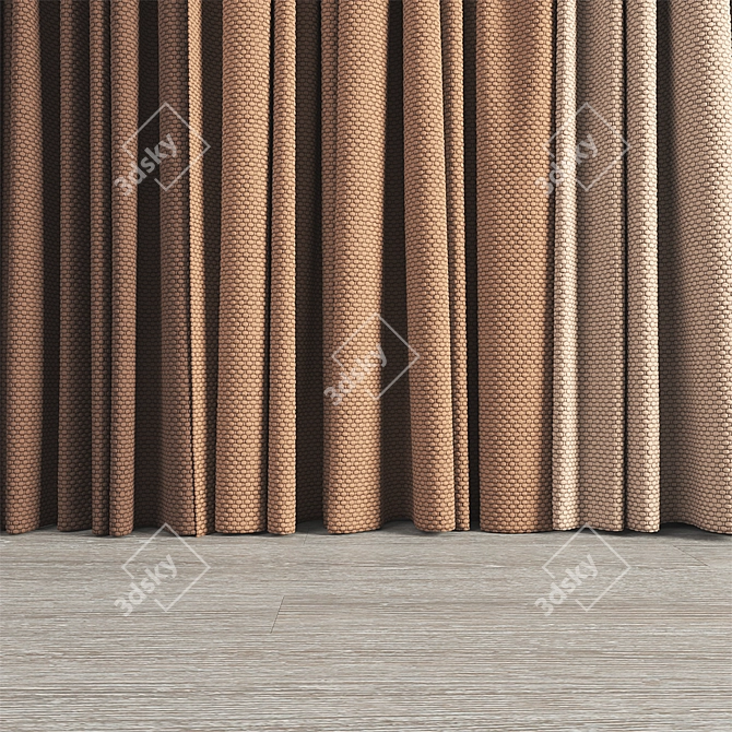 Product Title: Maharam Merit Portiere Fabric 3D model image 2