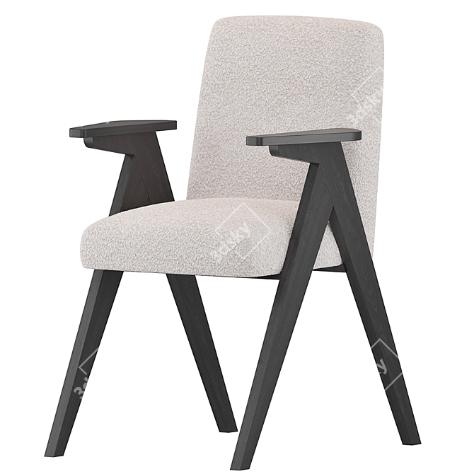 Elegant Eichholtz Dining Chair 3D model image 1