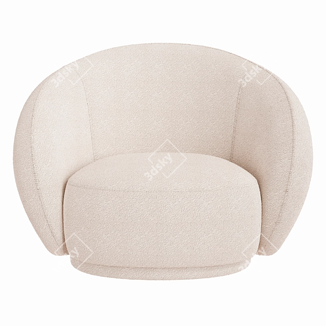 Julep: Stylish Armchair by Tacchini 3D model image 2