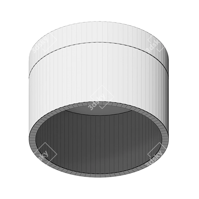 Alume 09: Minimalist Aluminum Ceiling Light 3D model image 4