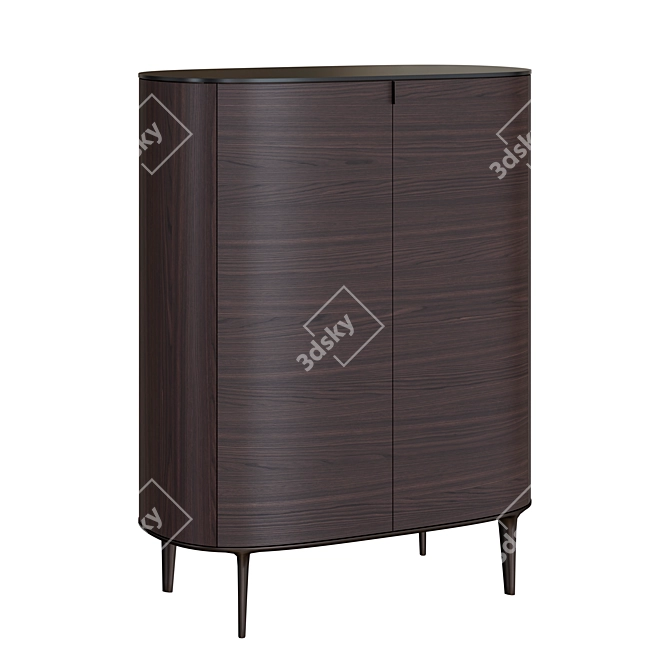 Elegant Poliform Symphony Buffet 3D model image 1
