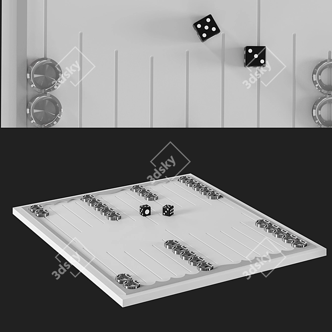 Classic Nardy Set by Slava Balbek 3D model image 1