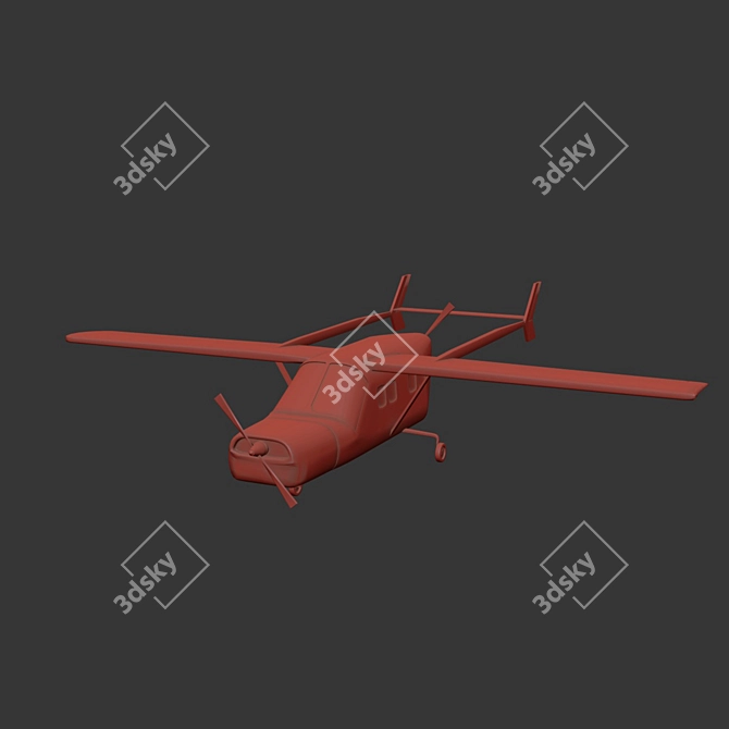 Skymaster Maize - Classic Cessna 3D model image 2