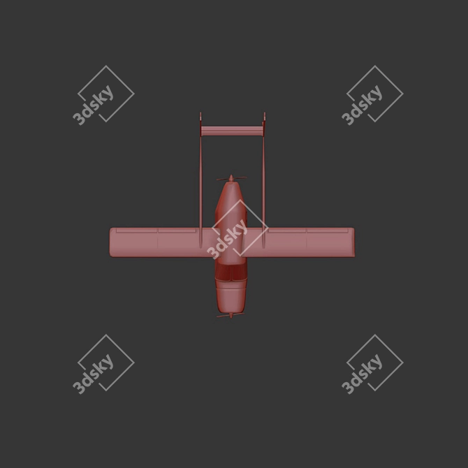 Skymaster Maize - Classic Cessna 3D model image 4