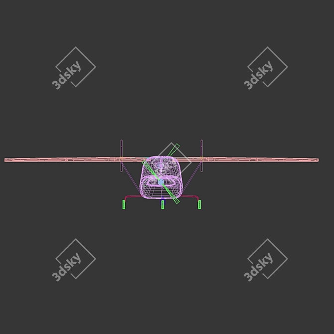 Skymaster Maize - Classic Cessna 3D model image 5