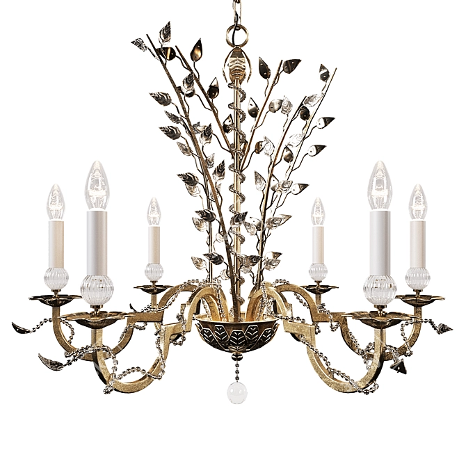 Elegant Belleville Chandelier | Illuminate in Style! 3D model image 1