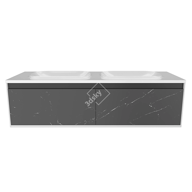 PANDORA OUP 150 Cabinet with Sink 3D model image 1