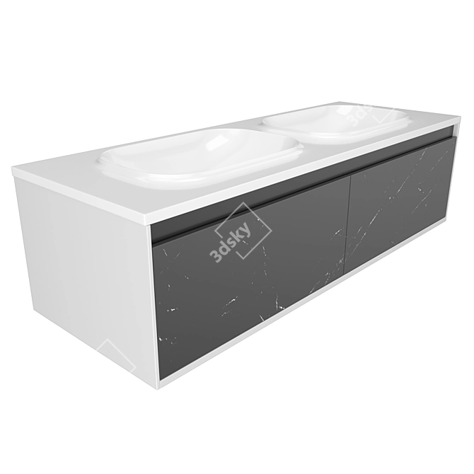 PANDORA OUP 150 Cabinet with Sink 3D model image 3